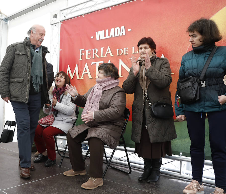 Fotos: Vicente del Bosque en la Feria de la Matanza de Villada