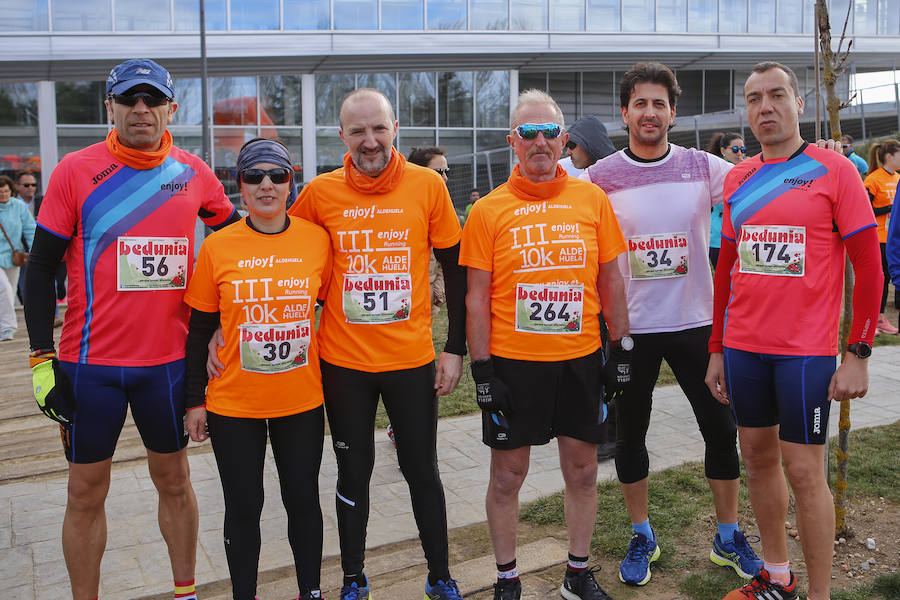 Ni el viento ni la lluvia aguaron la fiesta atlética que tuvo lugar el domingo con la celebración de la III Enjoy! Running 10K Aldehuela. 
