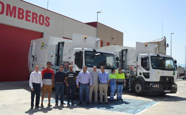 Miembros de la mancomunidad y de la empresa Urbaser.