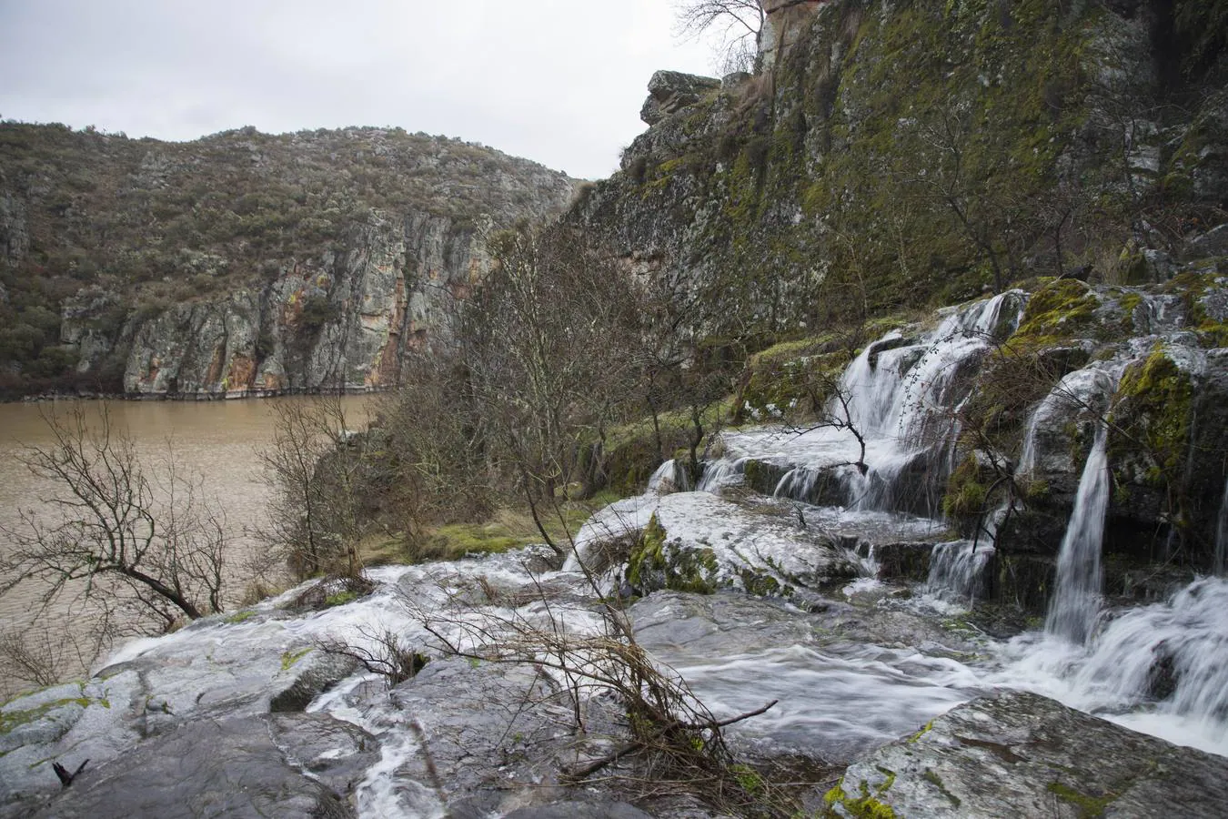 Cascada de Abelón en Zamora.