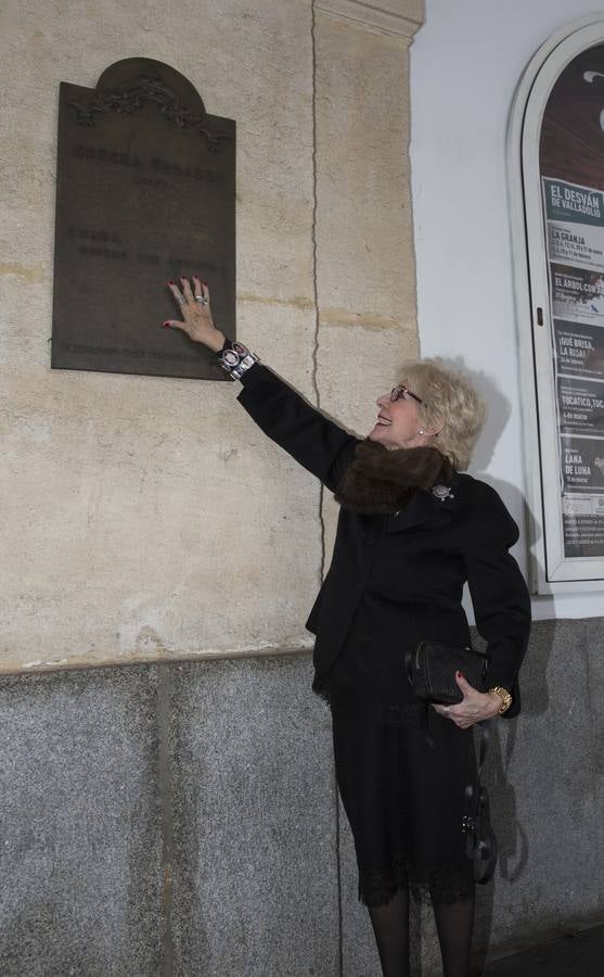 La actiz vallisoletana aprovechó la presentación de la obra en el Teatro Calderón para anunciar su retirada de los escenarios