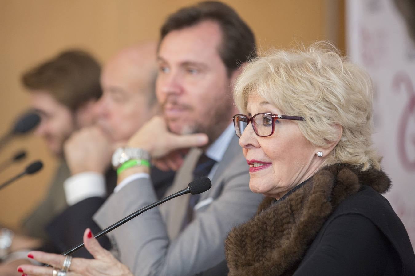 La actiz vallisoletana aprovechó la presentación de la obra en el Teatro Calderón para anunciar su retirada de los escenarios