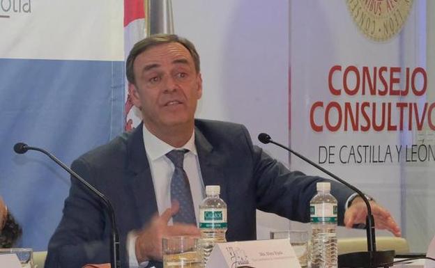 El presidente de la Audiencia Nacional, José Ramón Navarro, en el Ciclo de Justicia de El Norte de Castilla.