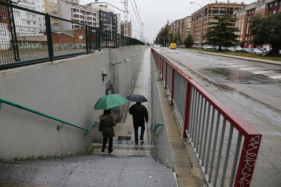 Fotos: Aguacero en la ciudad de Palencia