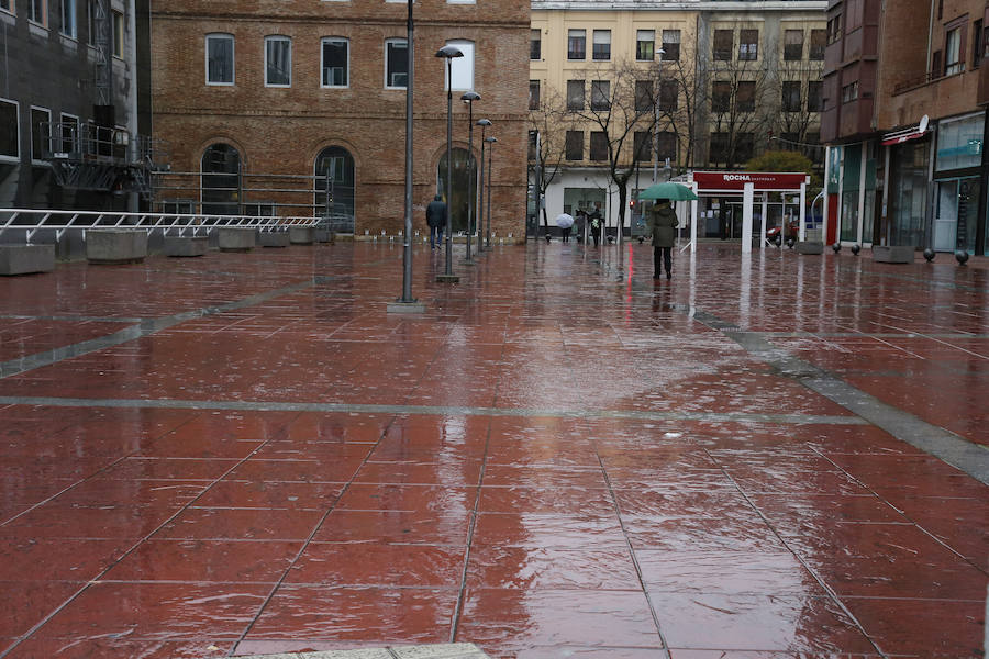 Fotos: Aguacero en la ciudad de Palencia