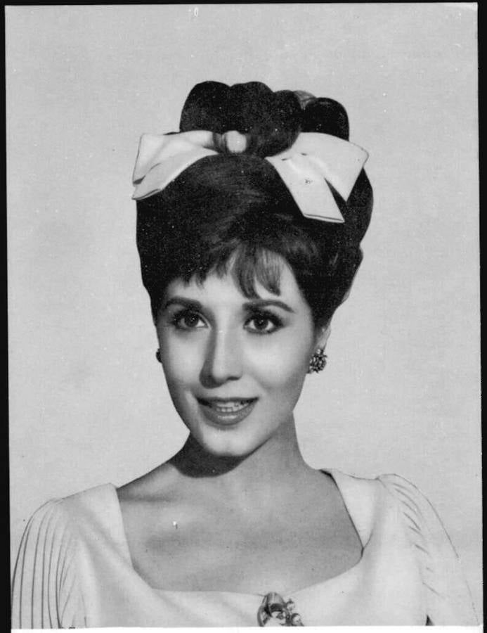 La actriz vallisoletana en los años 70.