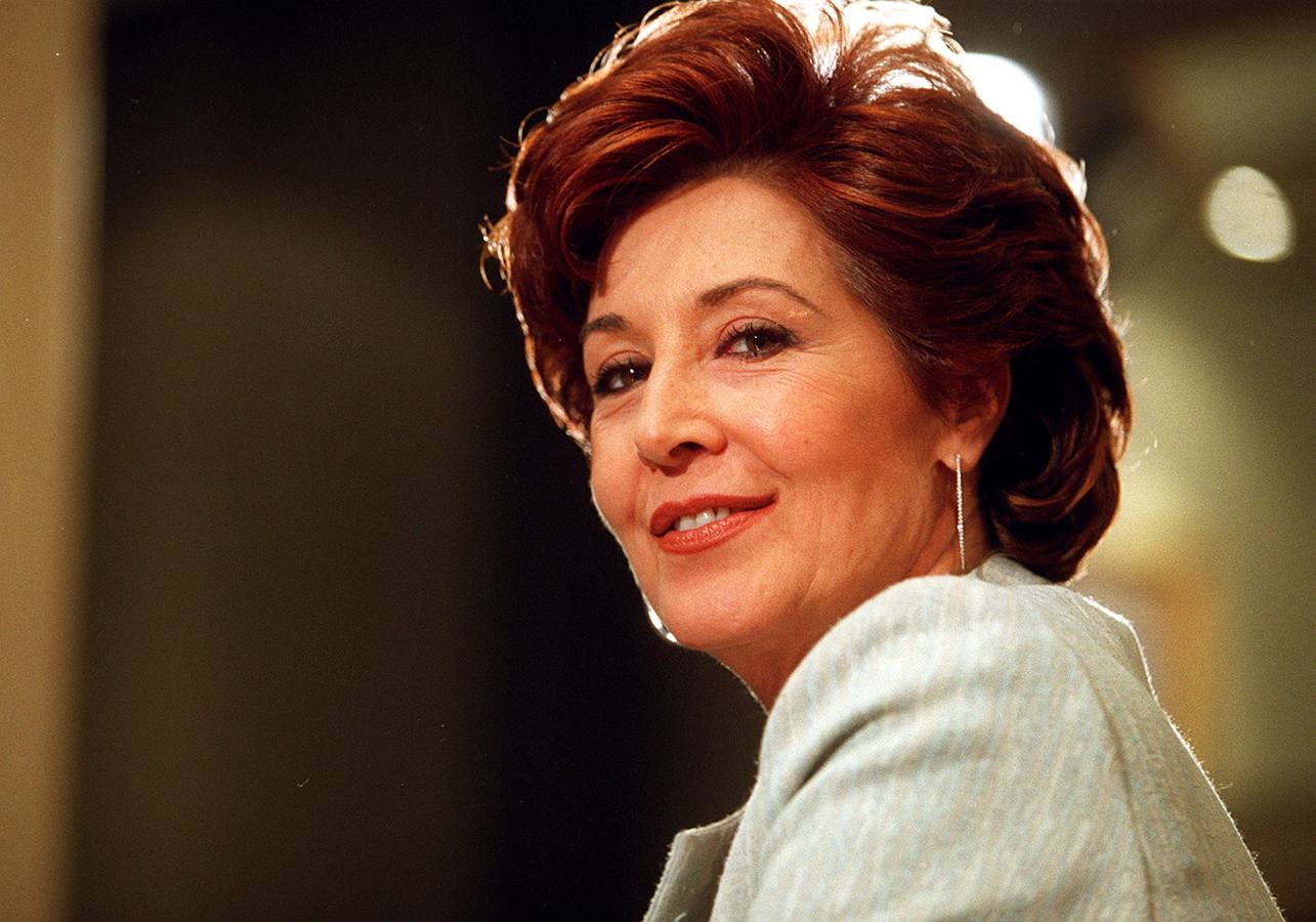 07.09. 00 La actriz graba en Valladolid un spot sobre la prevención de drogas para la Diputación.