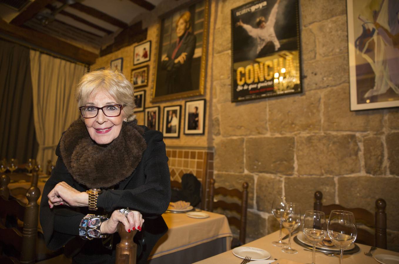 14.03.18 En el salón que lleva su nombre en el restaurante La Criolla de Valladolid.