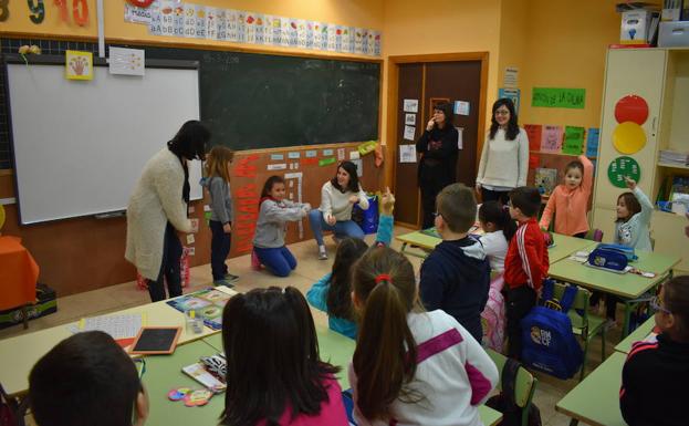 Una de las últimas sesiones celebradas ayer en el colegio Miguel de Cervantes. 