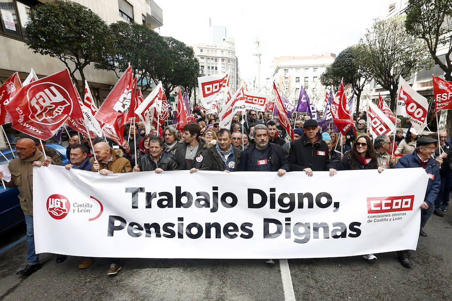 Fotos: Protesta por una pensión digna en León