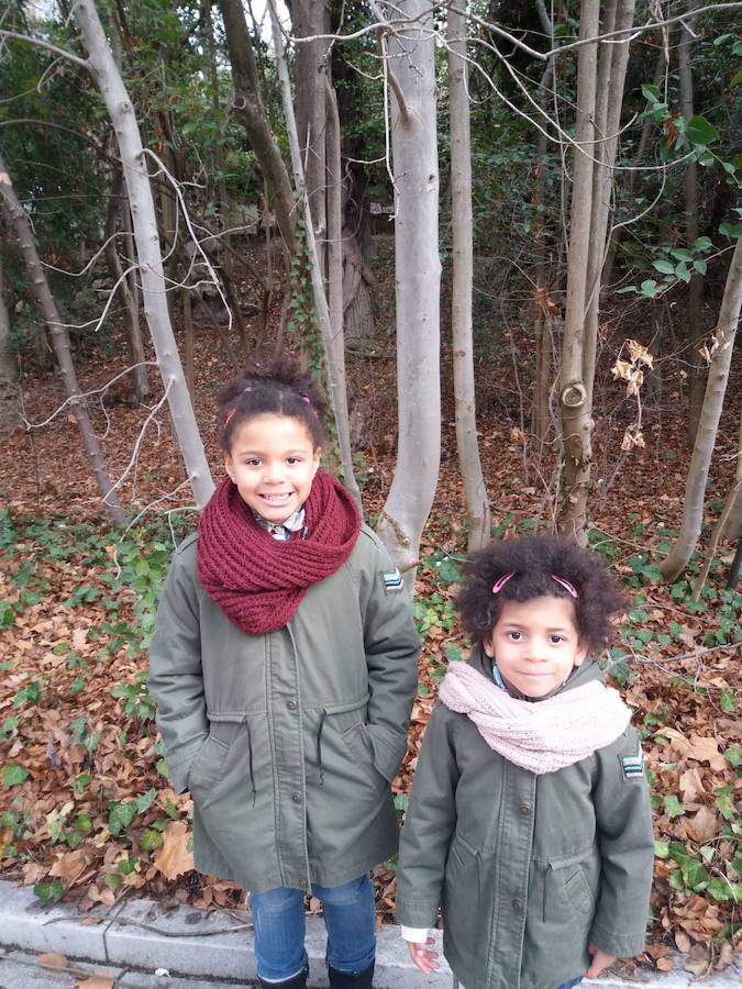 «Feliz día papá. Te queremos». Kira y Chloe