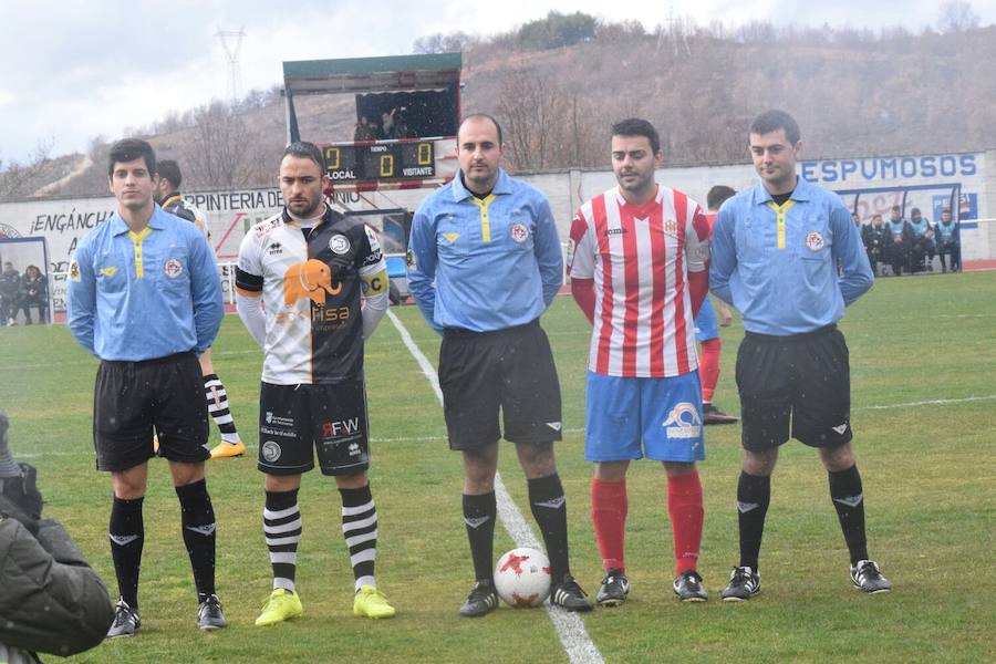 El equipo salmantino gana en el 90 con un tanto de Diego Abad y se aúpa de nuevo al primer puesto tras el empate del Astorga con el Salmantino