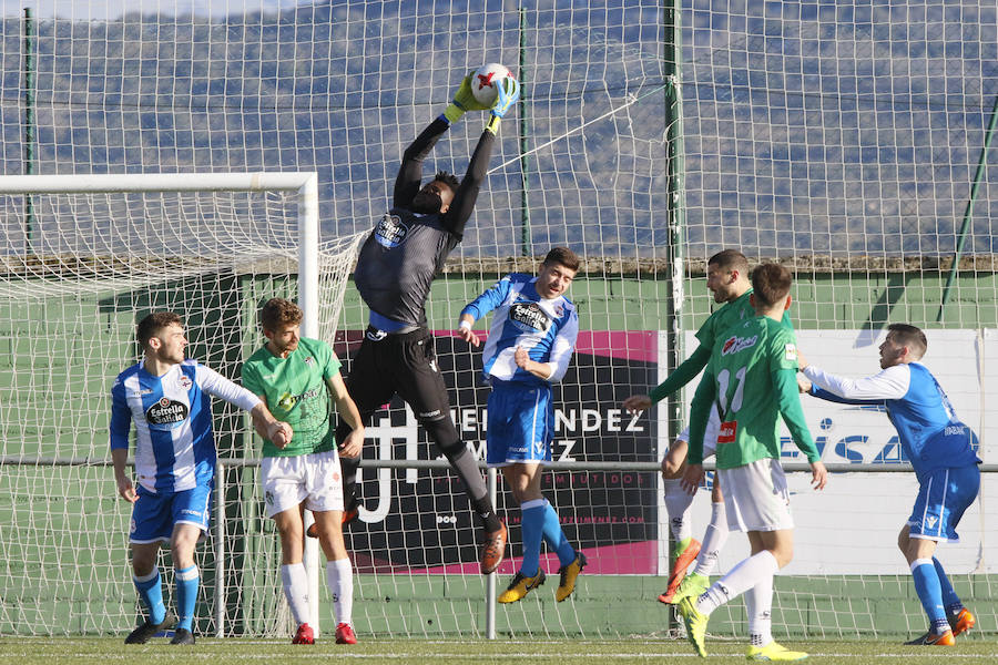 El equipo chacinero cae ante el filial del Deportivo de La Coruña en lo que es la segunda derrota seguida del equipo charro, que cae al 12º puesto 