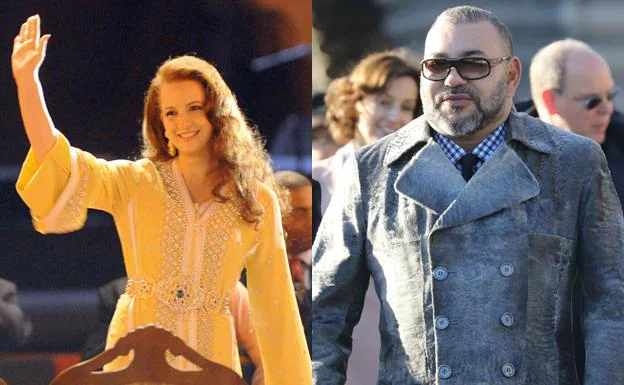 La Princesa Lalla Salma y el Rey Mohamed VI. 