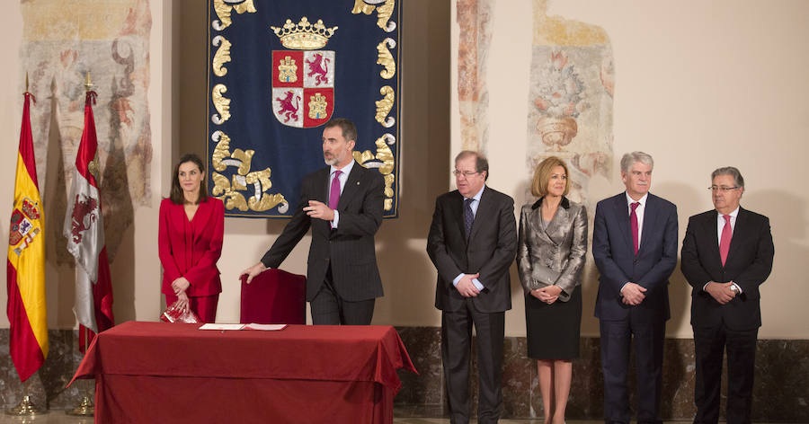 Los Reyes han visitado Valladolid para conmemorar la la primera vuelta al mundo por mar de Magallanes y Elcano