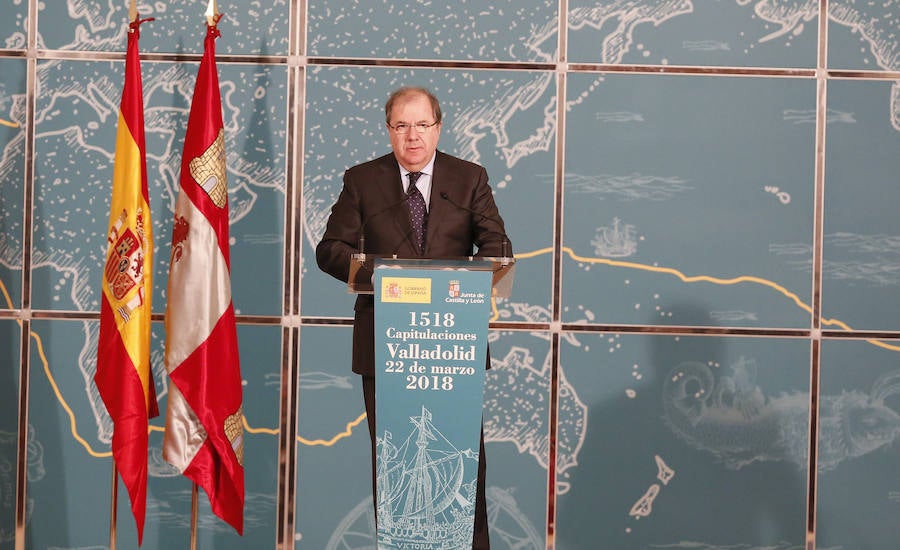 Los Reyes han visitado Valladolid para conmemorar la la primera vuelta al mundo por mar de Magallanes y Elcano