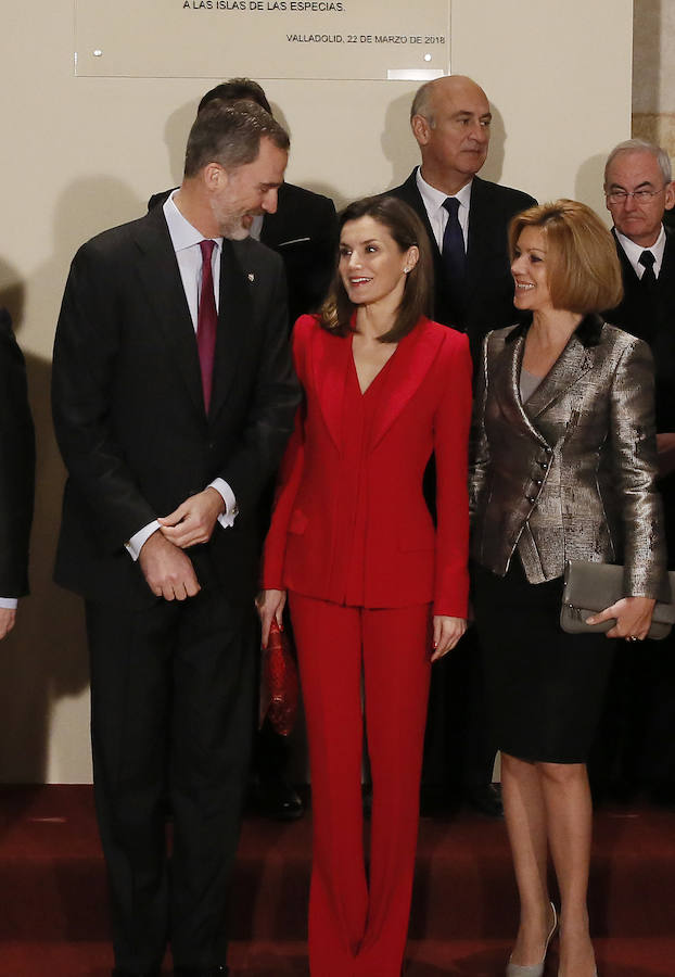 Los Reyes han visitado Valladolid para conmemorar la la primera vuelta al mundo por mar de Magallanes y Elcano