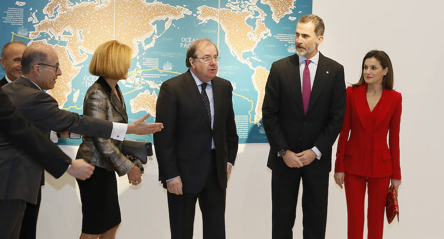 Los Reyes han visitado Valladolid para conmemorar la la primera vuelta al mundo por mar de Magallanes y Elcano