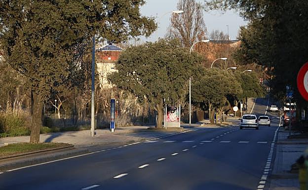 Avenida Juan Pablo II, donde se suele ejercer la prostitución. 