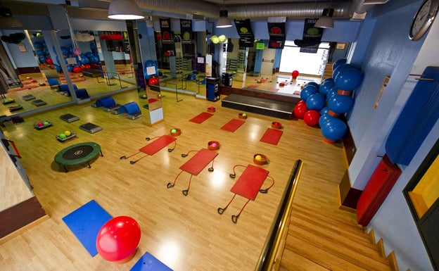 Una parte de las instalaciones de GYM-BYM. G. B.