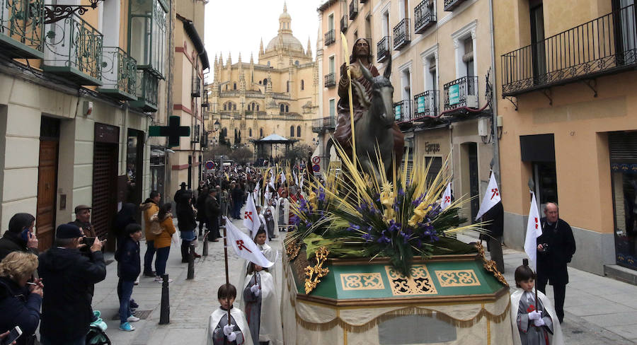 Fotos: Celebración del Domingo de Ramos en Segovia