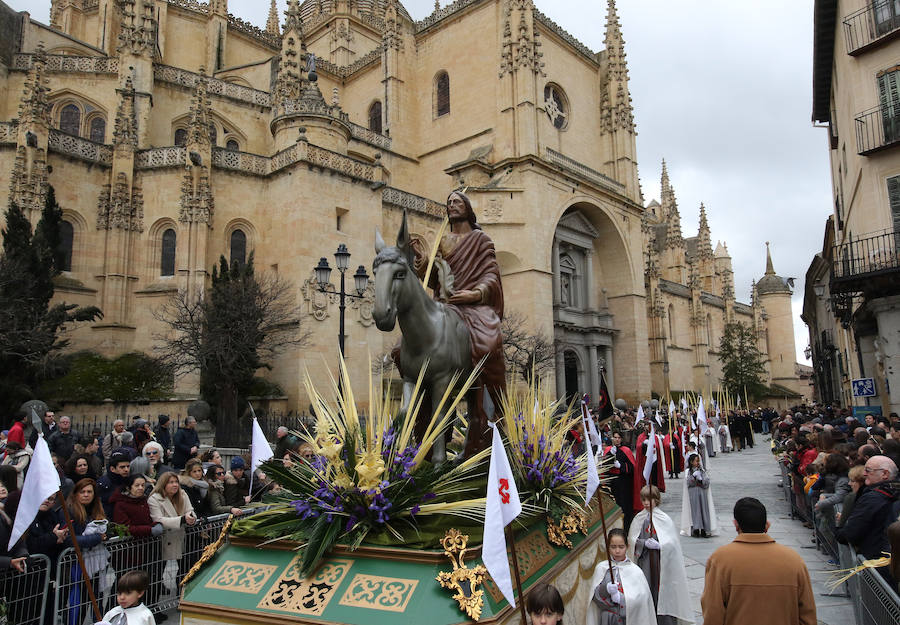 Fotos: Celebración del Domingo de Ramos en Segovia