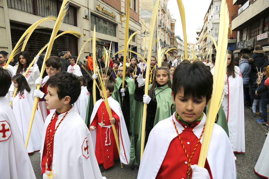 Fotos: Las imágenes de la procesión de Ramos en Palencia