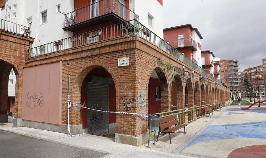 Fotos: Estado de la Plaza del Carmen de Palencia