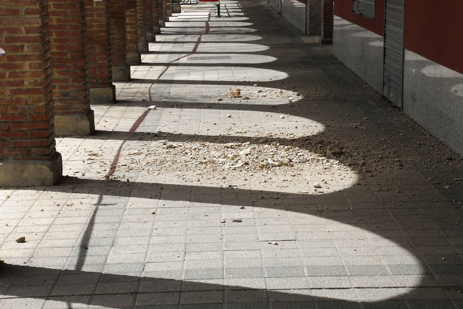 Fotos: Estado de la Plaza del Carmen de Palencia