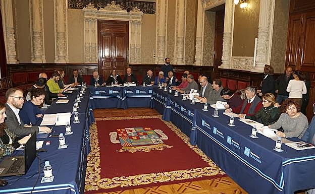 Presentación a los alcaldes del diagnóstico sobre el tramo palentino del Camino. 