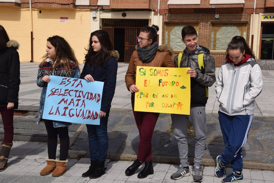 Fotos: Concentración de estudiantes en Guardo