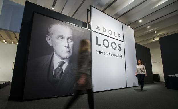 'Espacios privados', exposición dedicada a la obra de Adolf Loos en CaixaForum Madrid.