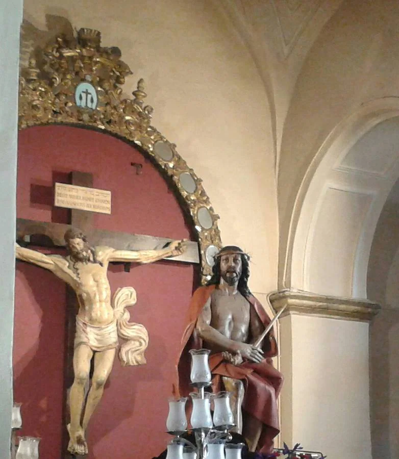 Semana Santa Valladolid, iglesia de la Santa Vera Cruz. Ecce Homo, patrono de los Regimientos de Artilleros Antiaéreos.