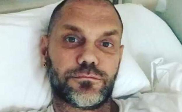 Nacho Vidal, en el hospital. 