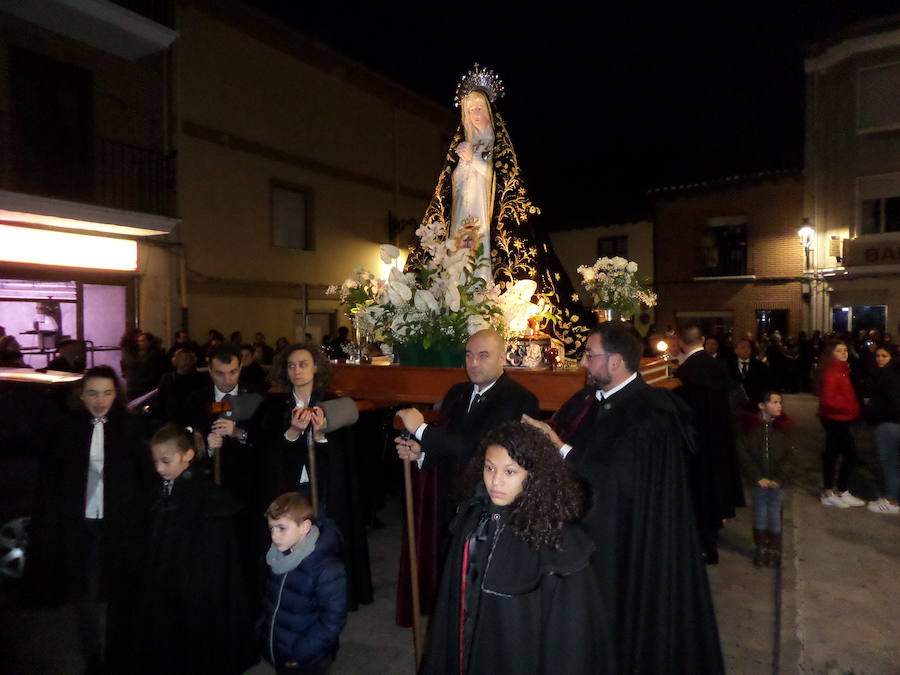 Fotos: Los antiguos legionarios de Valladolid, en el Jueves Santo de Carrión