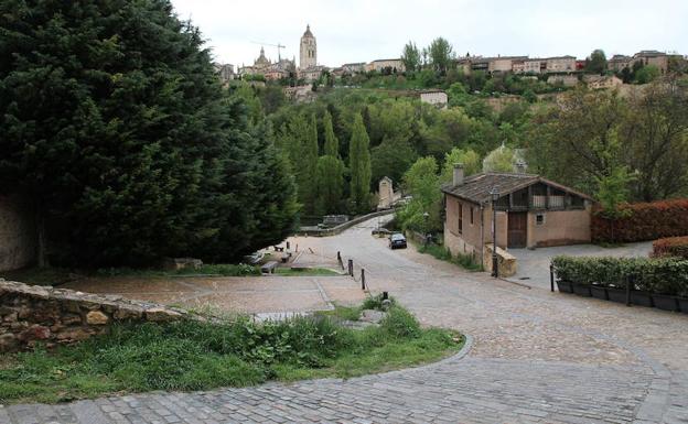 Vista de la Ciudad Vieja de Segovia desde El Parral. 