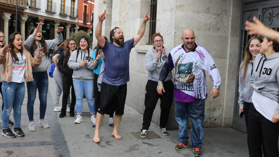 Fotos: El CPLV celebra su Copa del Rey en la fuente de la Plaza de la Rinconada