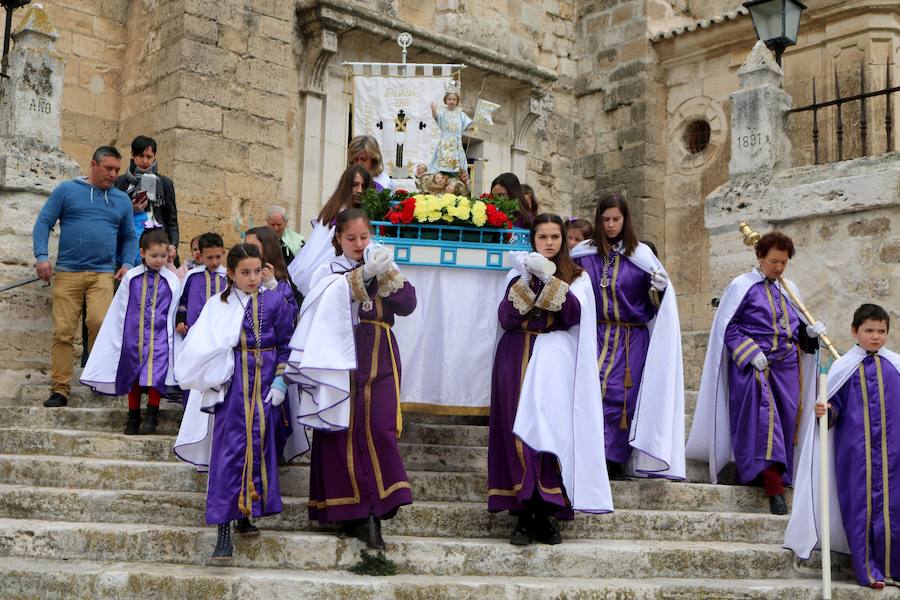 Fotos: Los niños, protagonistas de la despedida de la Semana Santa en Baltanás