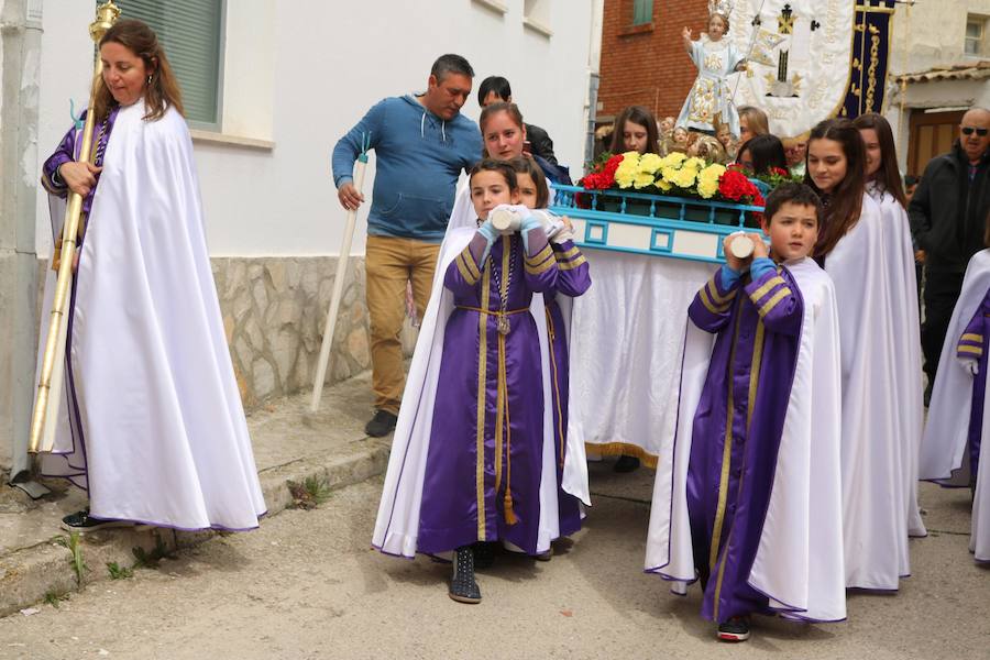 Fotos: Los niños, protagonistas de la despedida de la Semana Santa en Baltanás