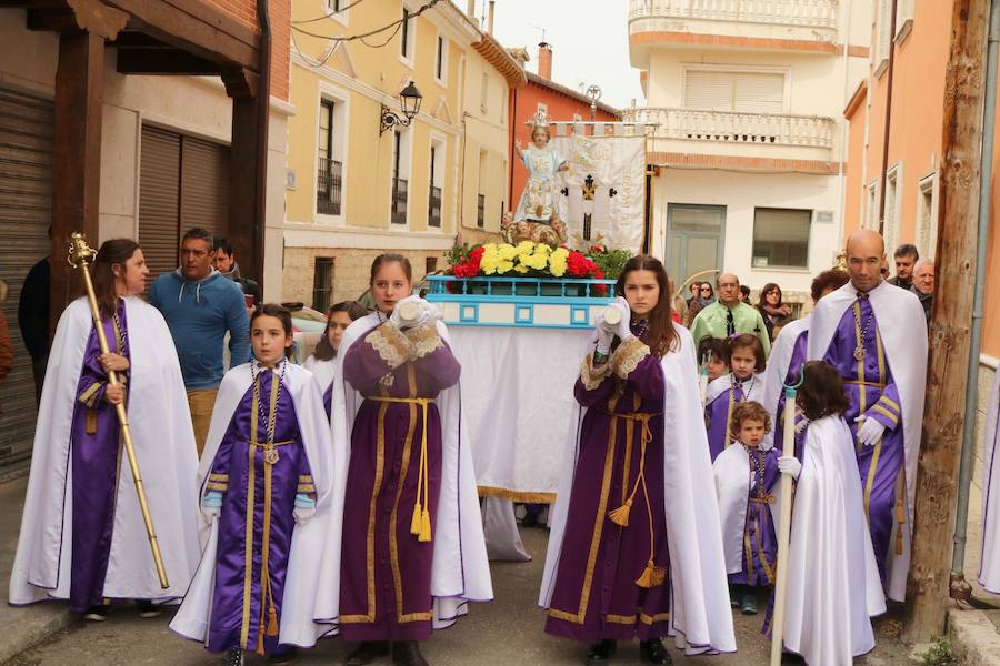 Fotos: Los niños, protagonistas de la despedida de la Semana Santa en Baltanás