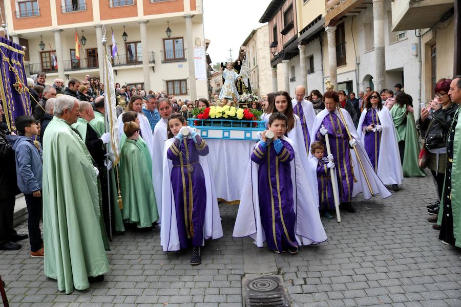 Fotos: Los niños, protagonistas de la despedida de la Semana Santa en Baltanás