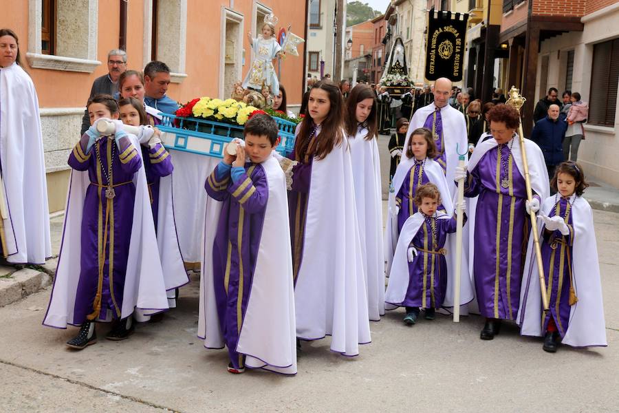 Fotos: Los niños, protagonistas de la despedida de la Semana Santa en Baltanás