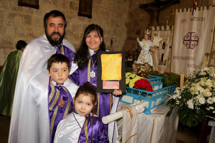 Fotos: Los niños, protagonistas de la despedida de la Semana Santa en Baltanás