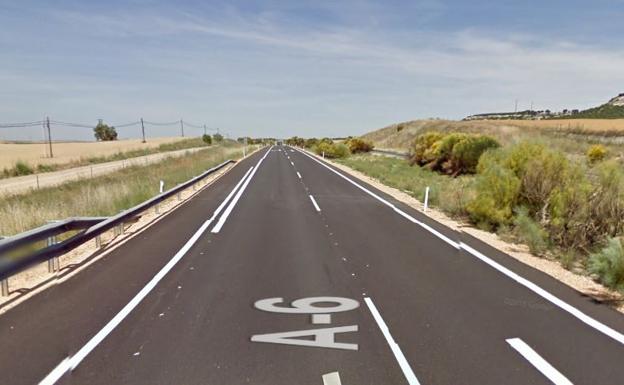Kilómetro 189 de la A-6 en Tordesillas. 