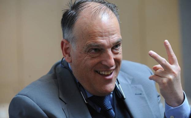 Javier Tebas, presidente de LaLiga. 