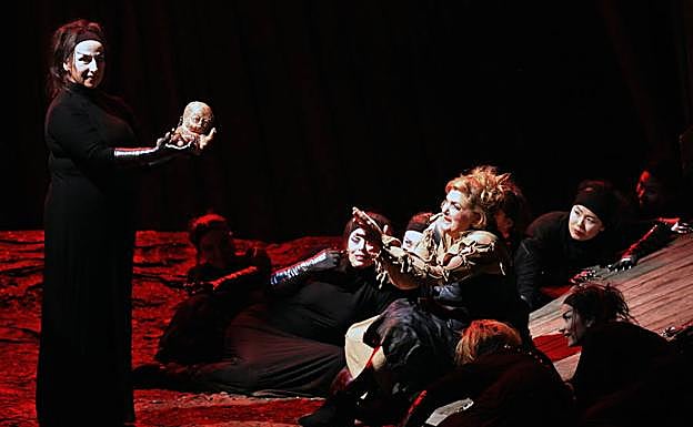 Representación de la ópera 'Macbeth' de Verdi. 