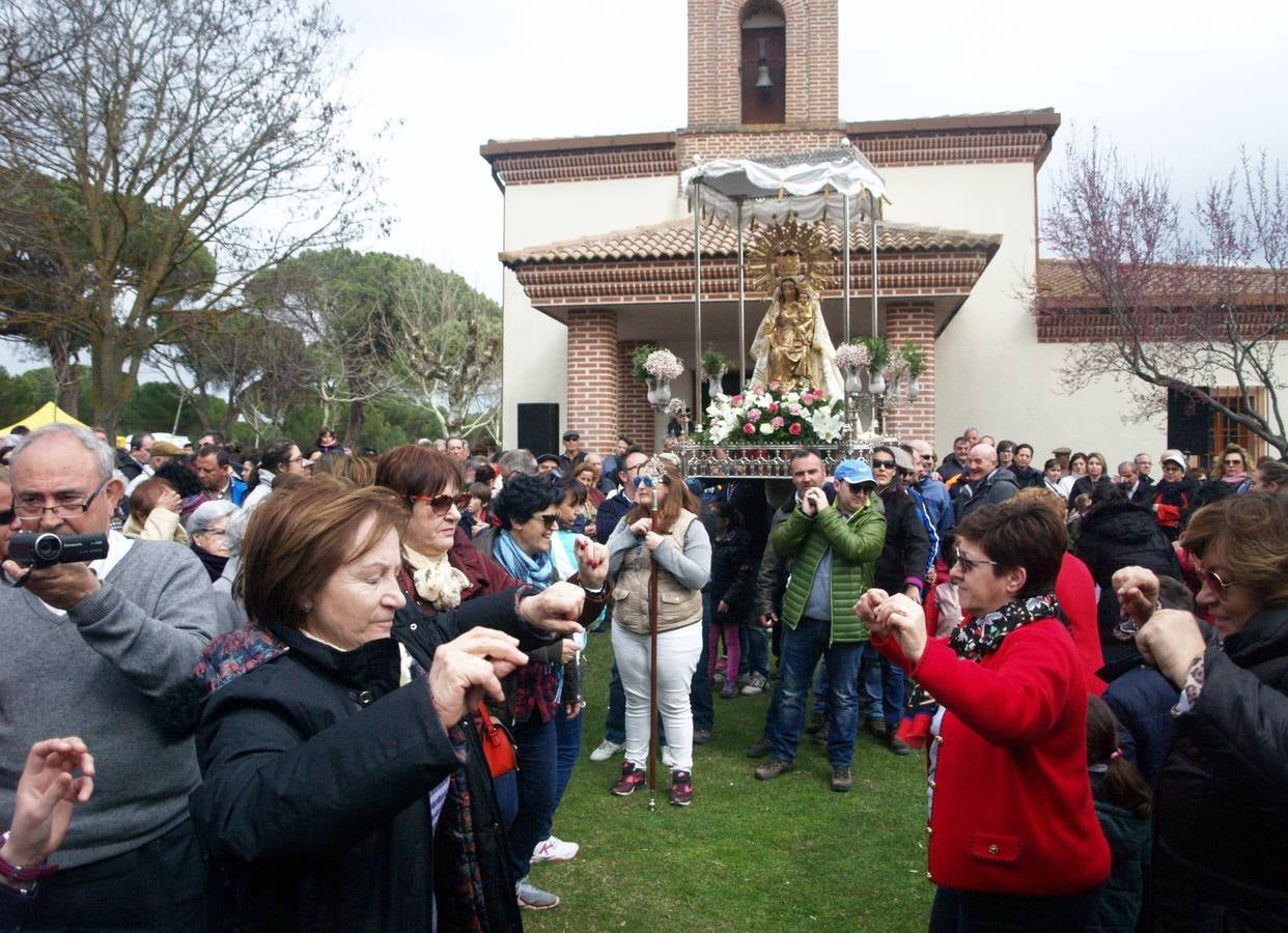 Numerosos vecinos se animaron a desplazarse hasta el paraje pinariego donde se ubica su ermita edificada a principios del siglo XVIII
