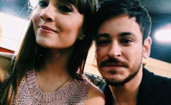 Aitana y Cepeda, en la Academia de 'Operación Triunfo'. 