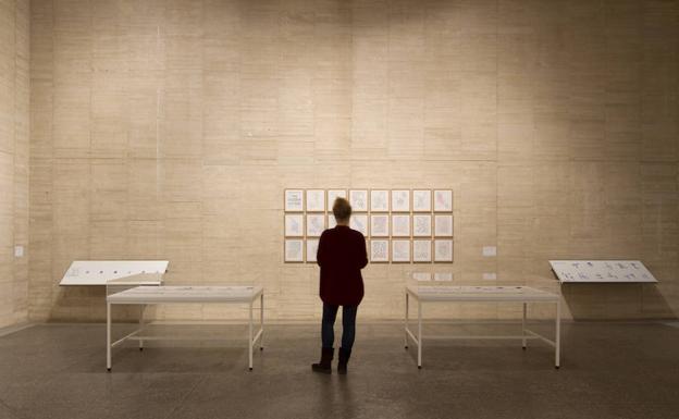 Imagen del interior de la sala del Musac. 