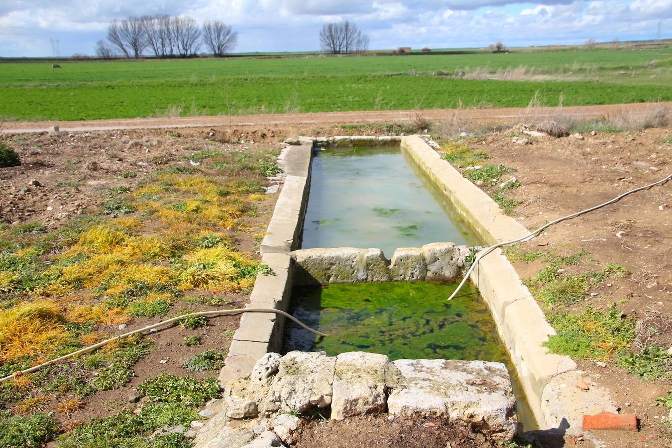 Un complejo sistema de tuberías, registros y arquetas a imitación del viaje de agua de Argales en Valladolid